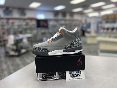 Jordan 3 Cool Grey Size 5Y