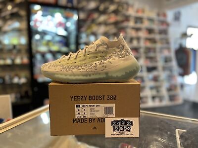 Preowned Adidas Yeezy 380 Alien Blue Size 8.5