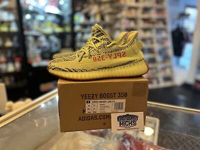 Preowned Adidas Yeezy 350 Frozen Yellow Size 8