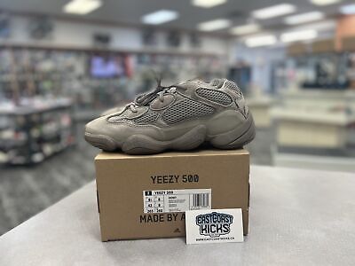 Preowned Adidas Yeezy 500 Ash Grey Size 8.5