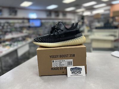 Preowned Adidas Yeezy Boost 350 V2 Carbon Size 9