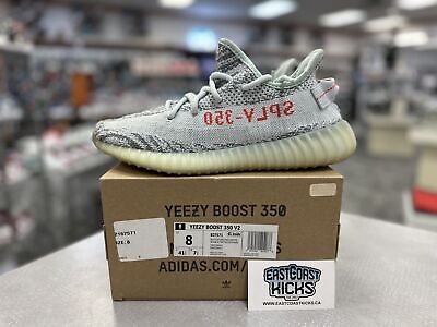 Preowned Adidas Yeezy Boost 350 V2 Blue Tint Size 8