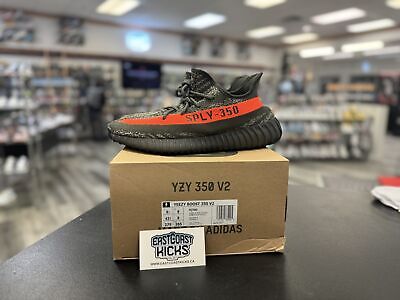 Preowned Adidas Yeezy Boost 350 V2 Carbon Beluga Size 9.5