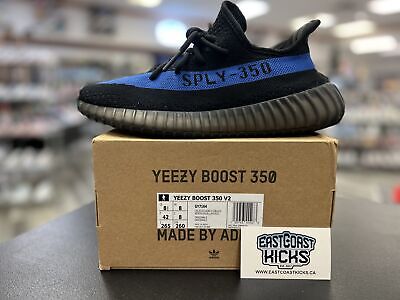 Preowned Adidas Yeezy Boost 350 V2 Dazzling Blue Size 8.5