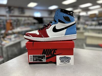 Preowned Jordan 1 High Fearless UNC Chicago Size 10.5