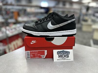Preowned Nike Dunk Low NBA 75th Anniversary Spurs Size 5Y