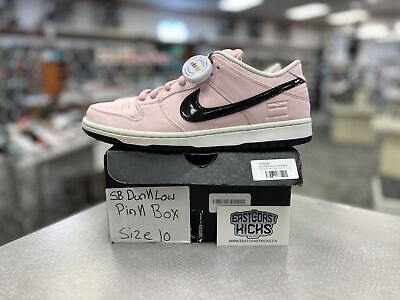 Preowned Nike SB Dunk Low Pink Box Size 10