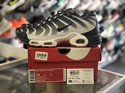 Preowned Nike Air Max Plus Grey Red Size 10