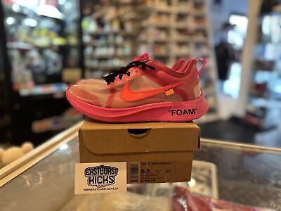 Preowned Nike Off White Zoom Fly Pink Size 8.5