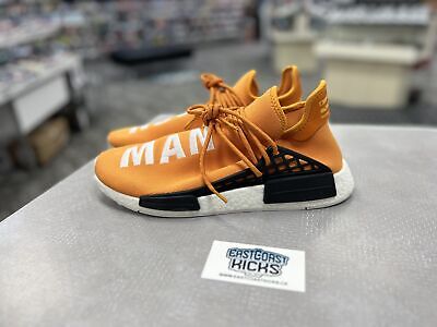 Preowned Adidas NMD R1 Pharrell HU Hue Man Tangerine Size 12