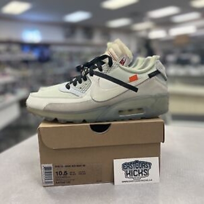 Preowned Nike Air Max 90 OFF WHITE Size 10.5