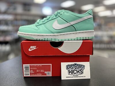 Nike Dunk Low Emerald Rise Size 6Y
