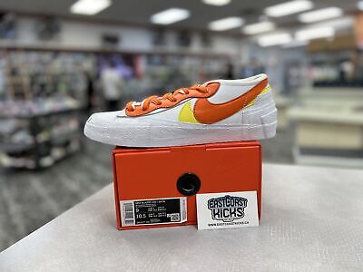 Nike Blazer Low sacai White Magma Orange Size 9