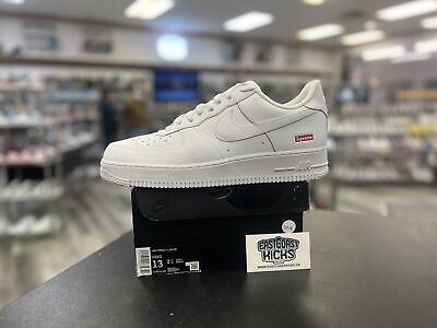 Nike Air Force 1 Low Supreme White Size 13