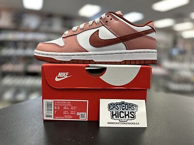 Nike Dunk Low Red Stardust Size 8.5w/7Y