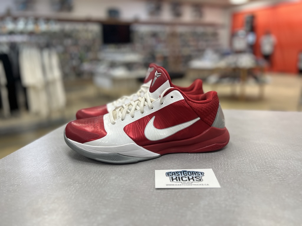 Preowned Nike Zoom Kobe 5 Varsity Red Size 11
