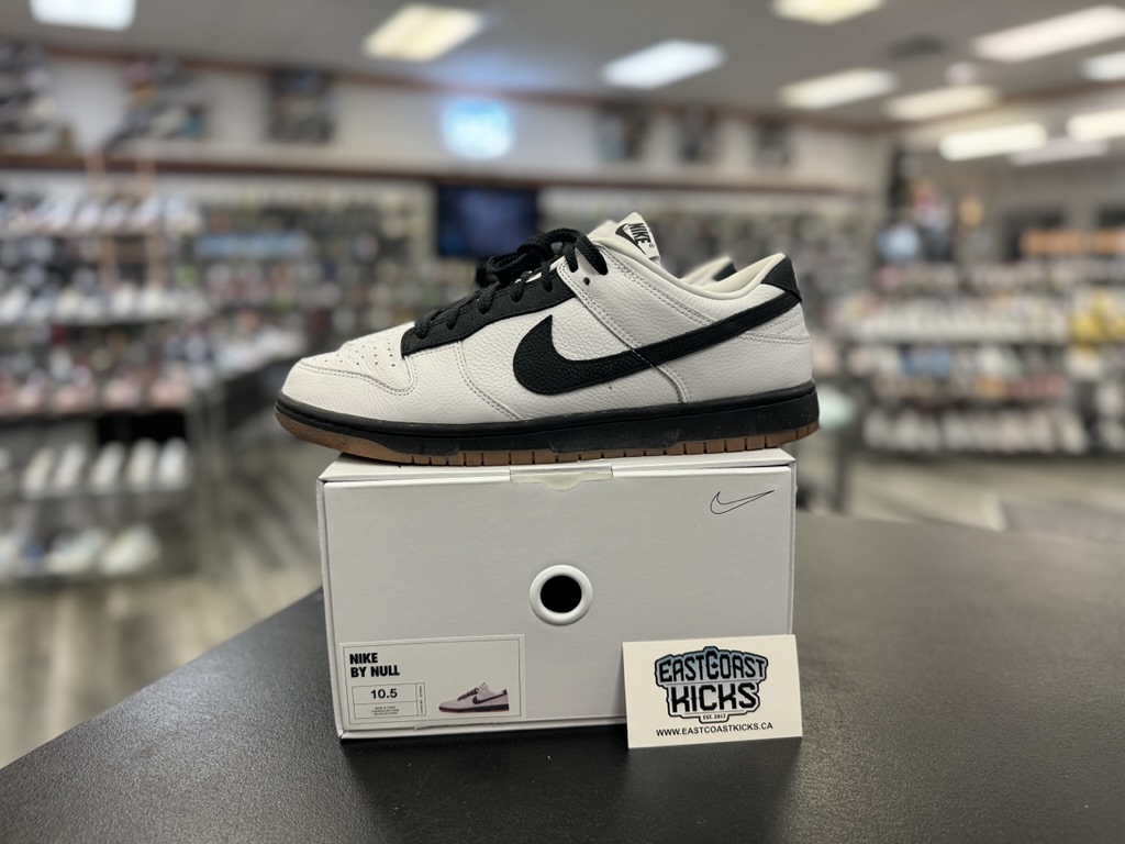 Preowned Nike By You Dunk Low White Black Size 10.5