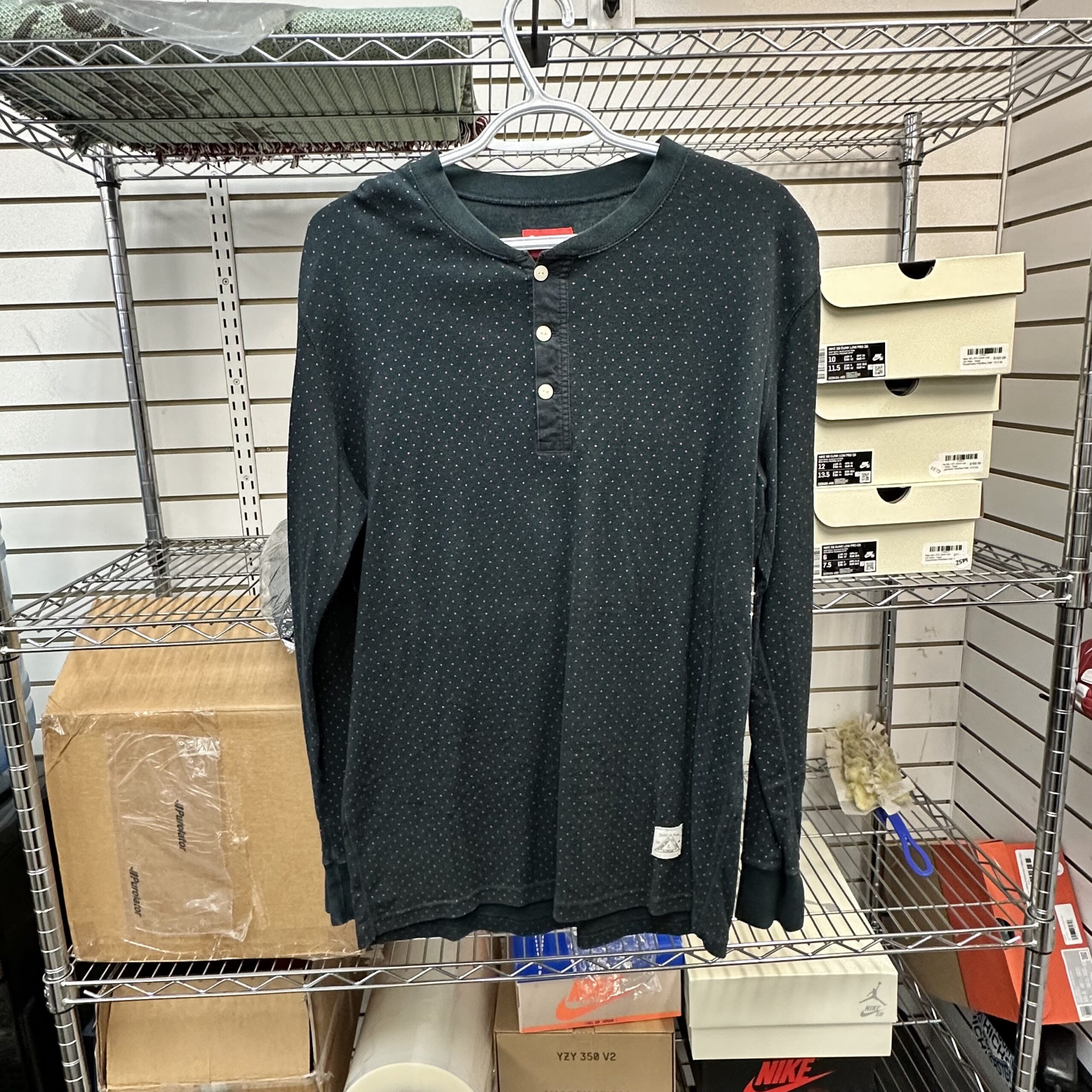 Preowned Supreme Dot Henley Size L