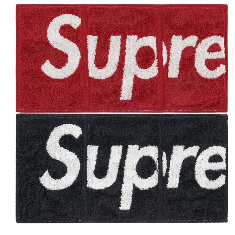 Supreme Imabari Pocket Folding Towels (Set of 2) Black & Red