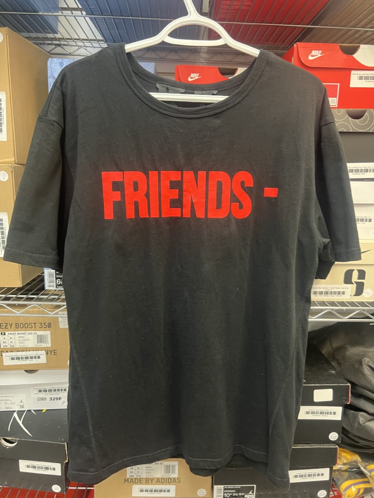 Vlone Friends Tee Red Black Size M