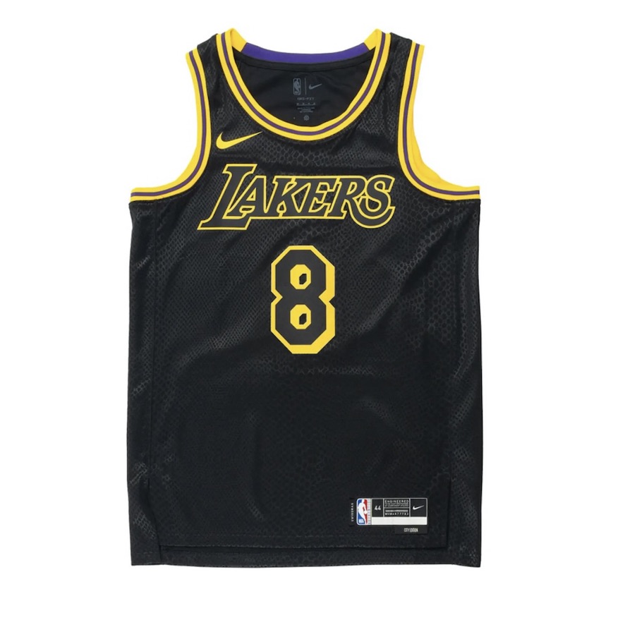 Nike Kobe Mamba Mentality Los Angeles Lakers City Edition Swingman Jersey (FW23) Black Size XL