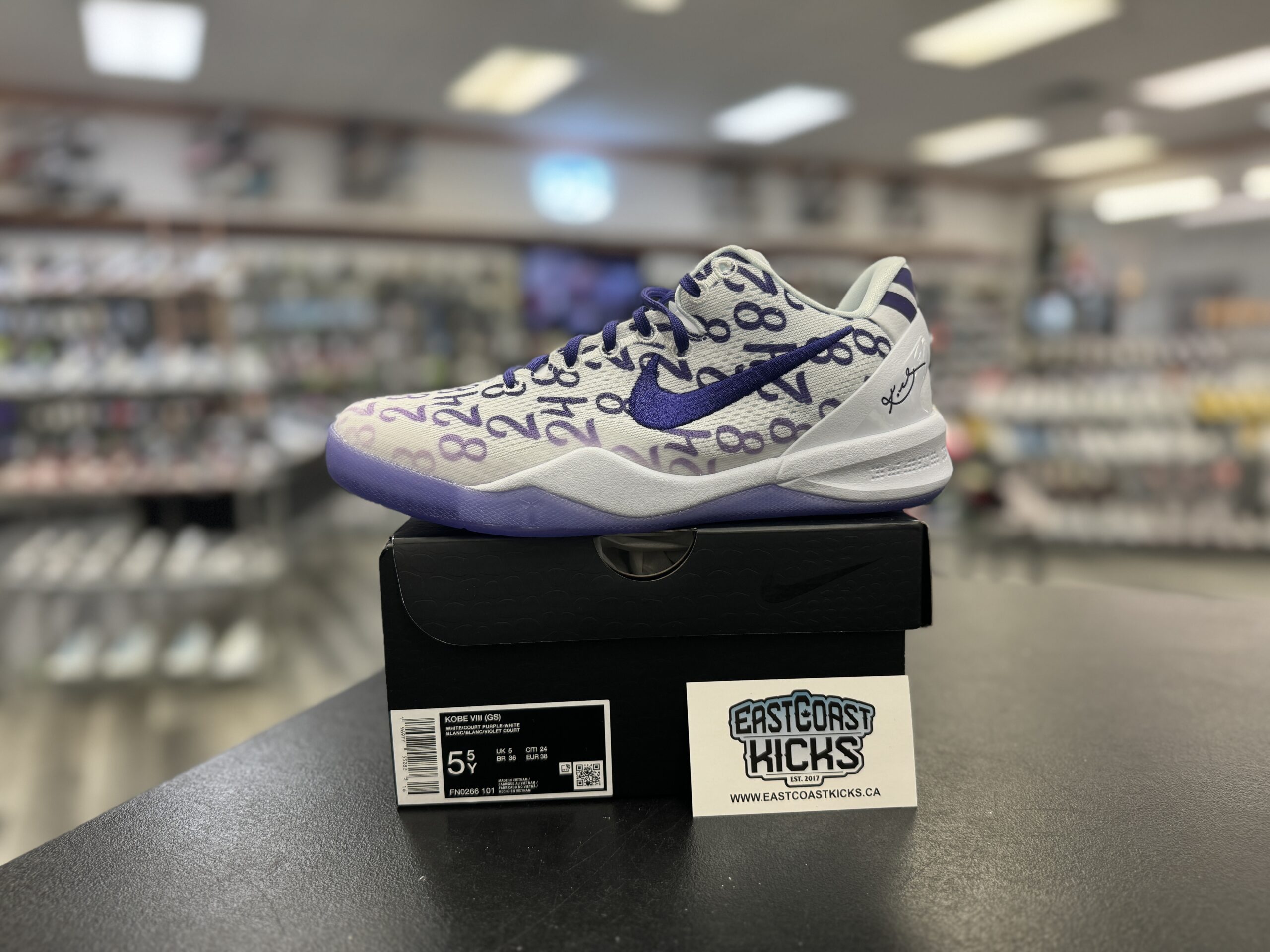 Nike Kobe 8 Protro Court Purple Size 5.5Y