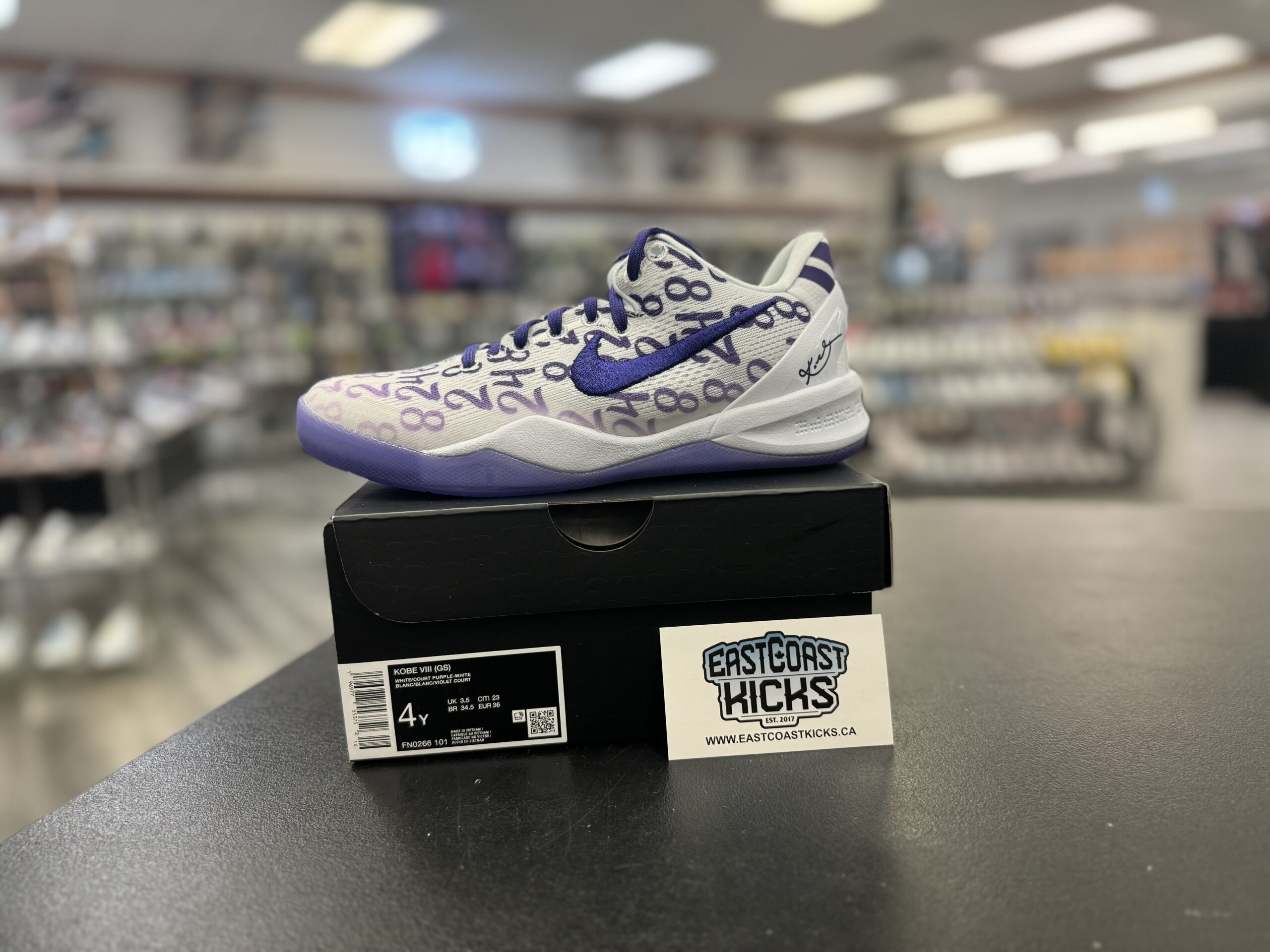Nike Kobe 8 Protro Court Purple Size 4Y