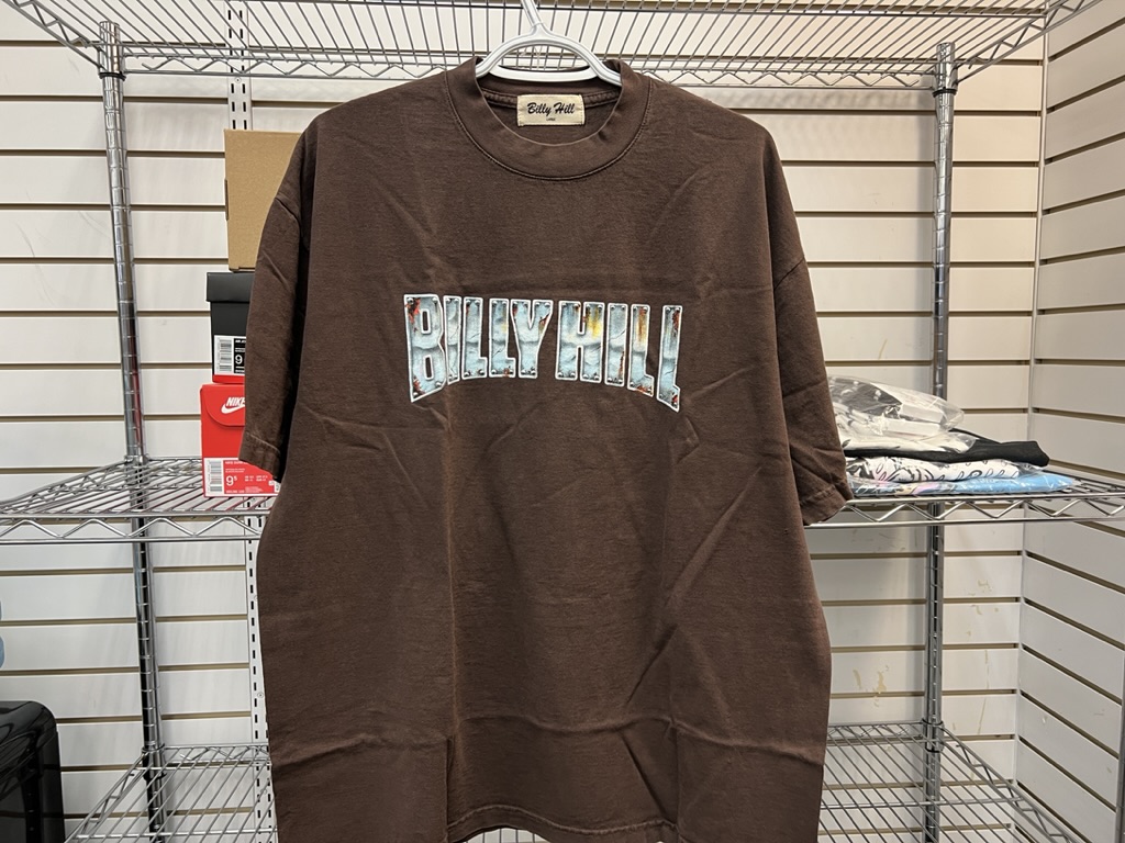 Billy Hill Monster Logo Tee Brown Size L