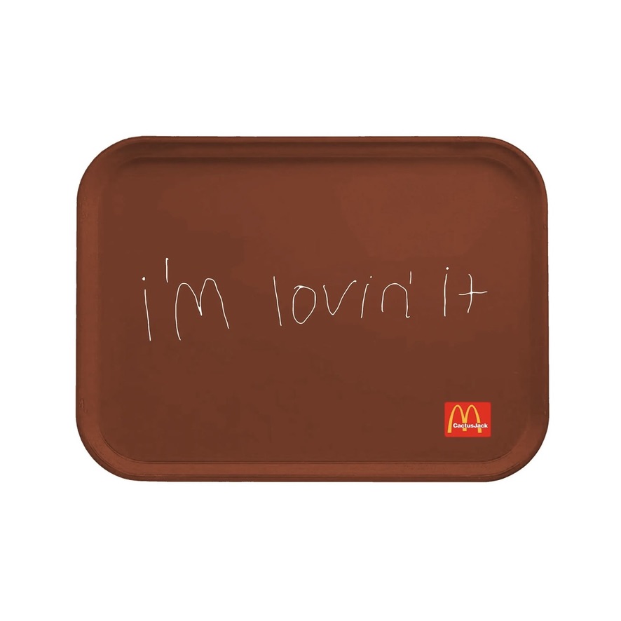Travis Scott x McDonalds I’m Lovin’ It Lunch Tray