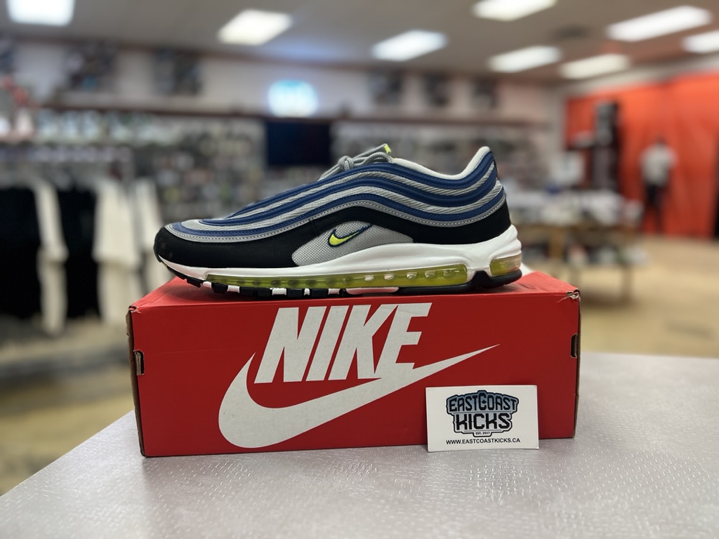 Nike Air Max 97 OG Atlantic Blue Voltage Yellow Size 13