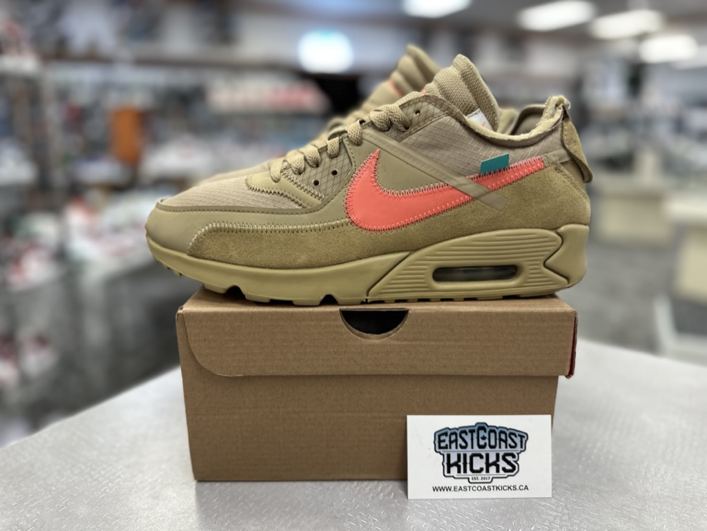 Preowned Nike Air Max 90 Off-White Desert Ore Size 9.5