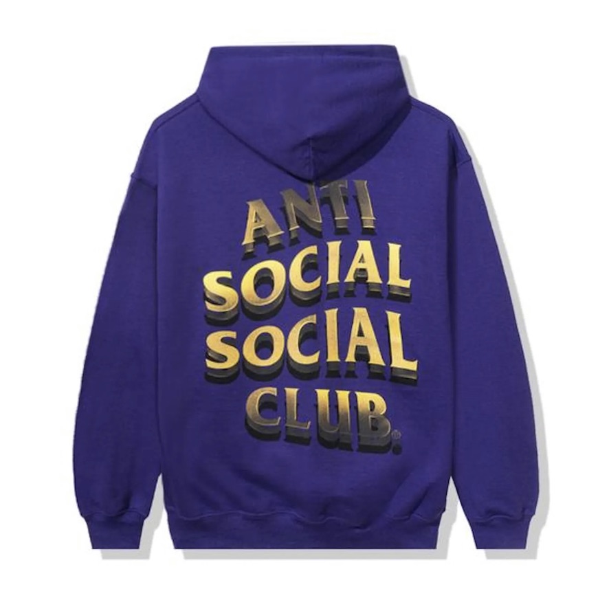 Anti Social Social Club 747K Hoodie Purple Size S