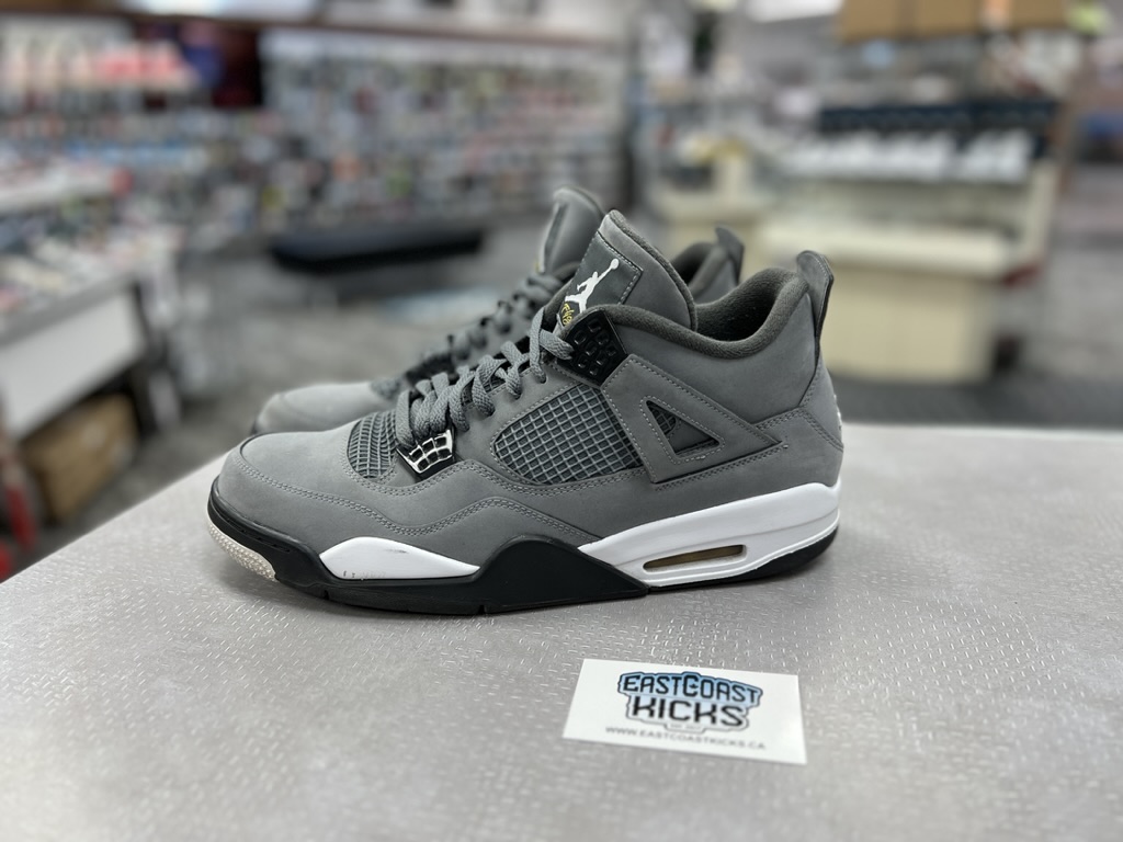 Preowned Jordan 4 Retro Cool Grey Size 14