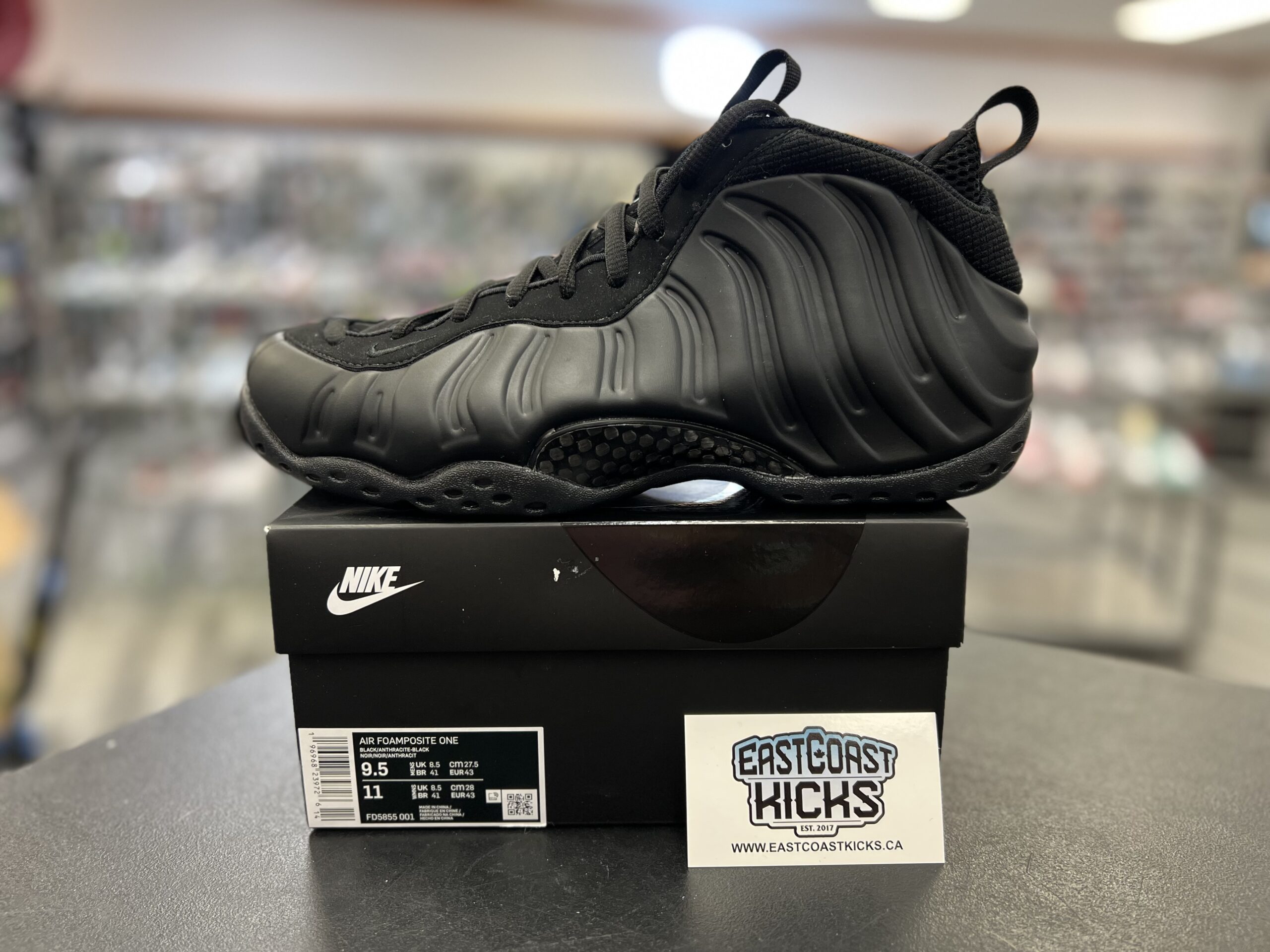 Nike Air Foamposite One Anthracite Size 9.5
