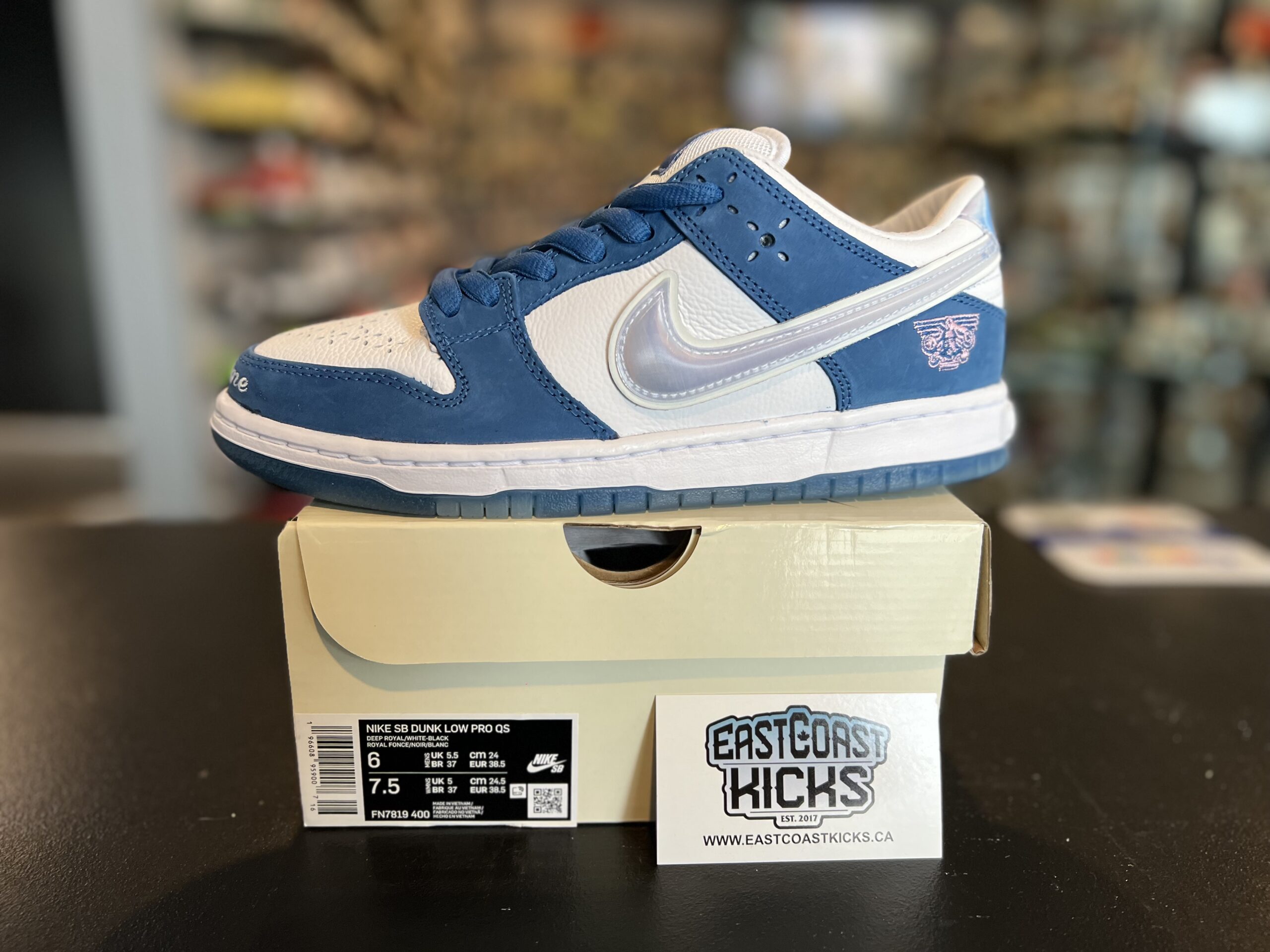 Nike SB Dunk Low Born X Raised One Block At A Time Size 6M