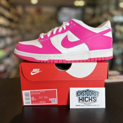 Nike Dunk Low Active Fuchsia Size 6Y