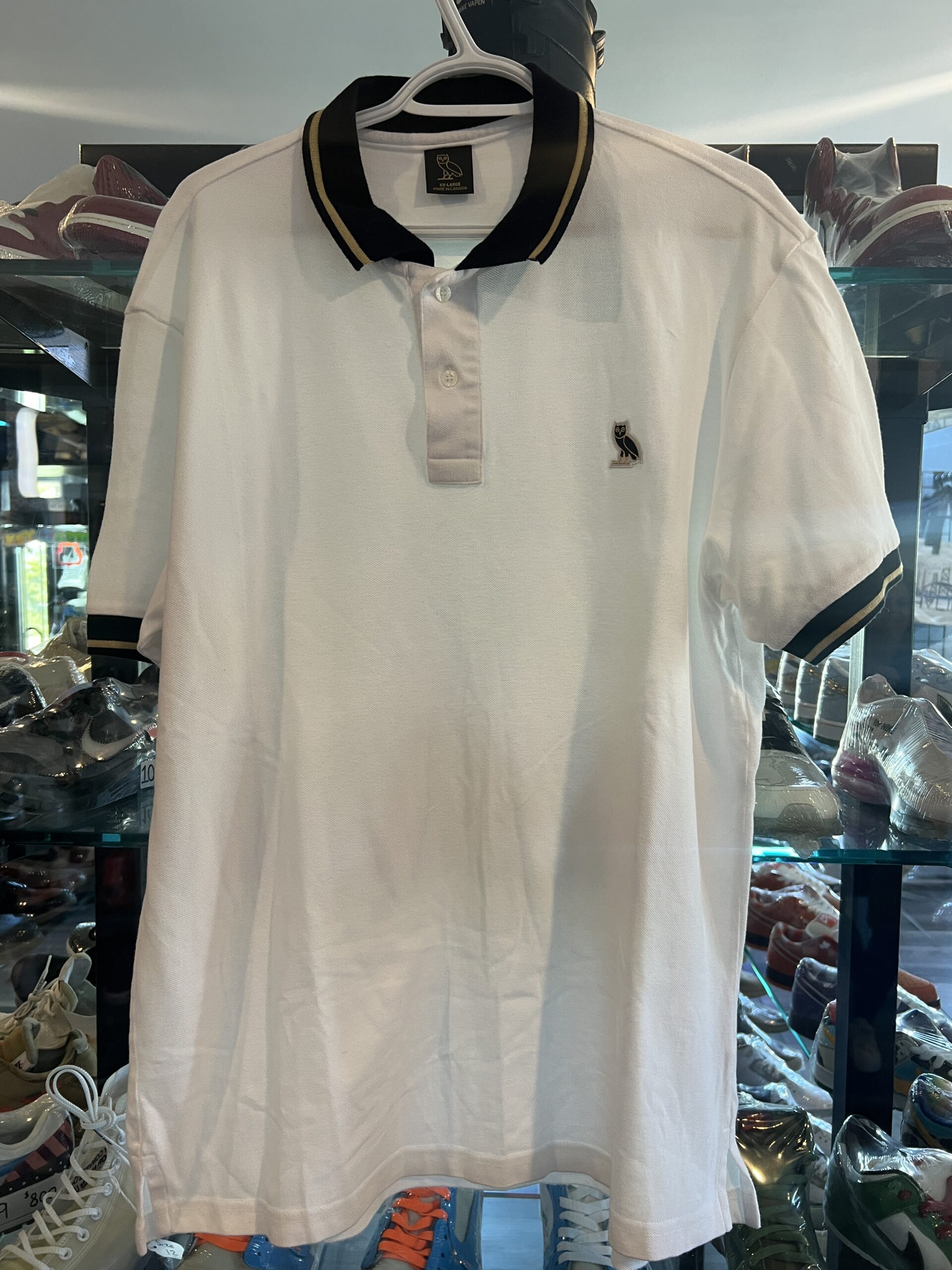Preowned OVO October’s Very Own Polo Tee White Size XXL