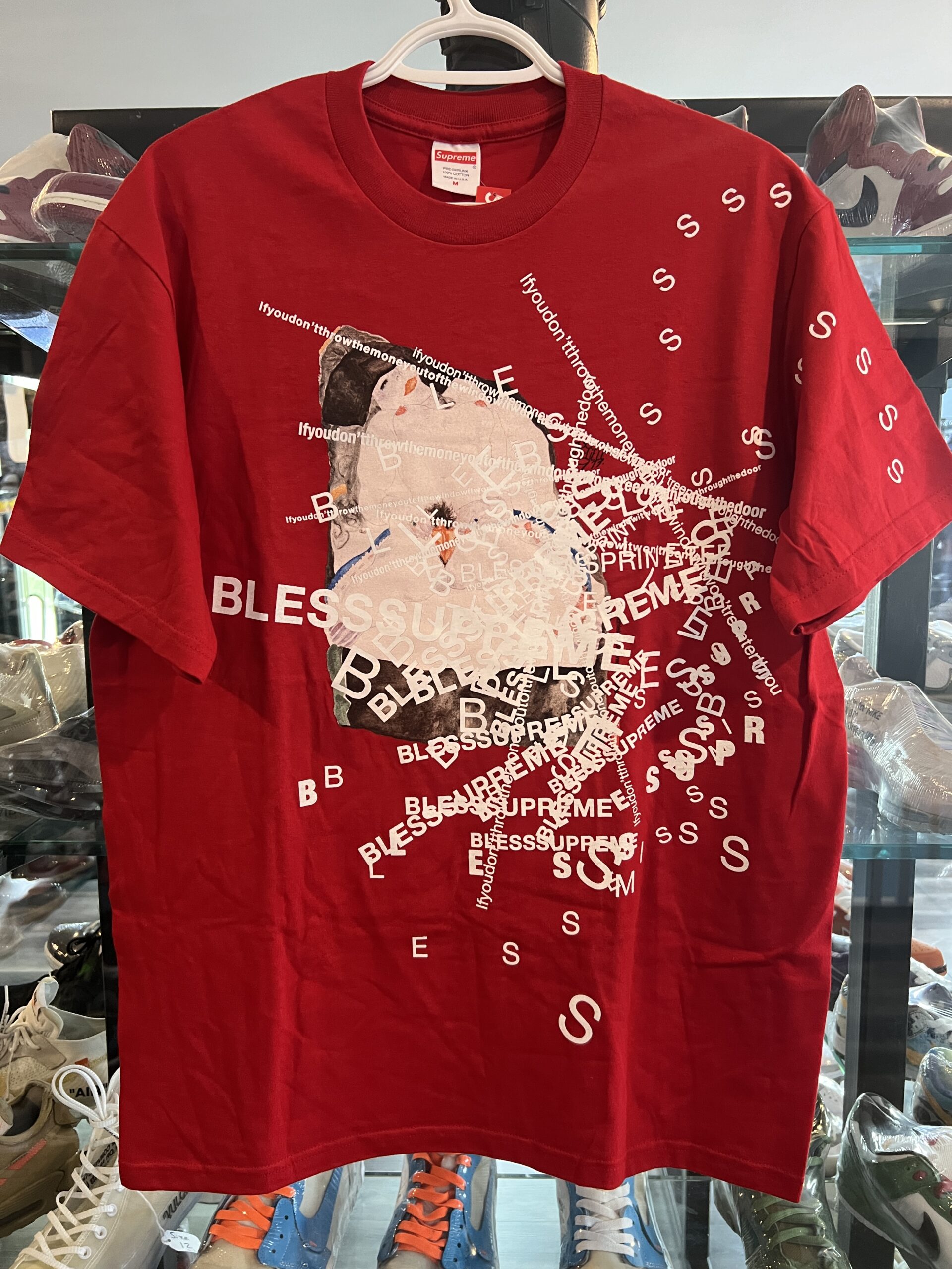 Supreme Bless Observed In A Dream Tee Red Size M
