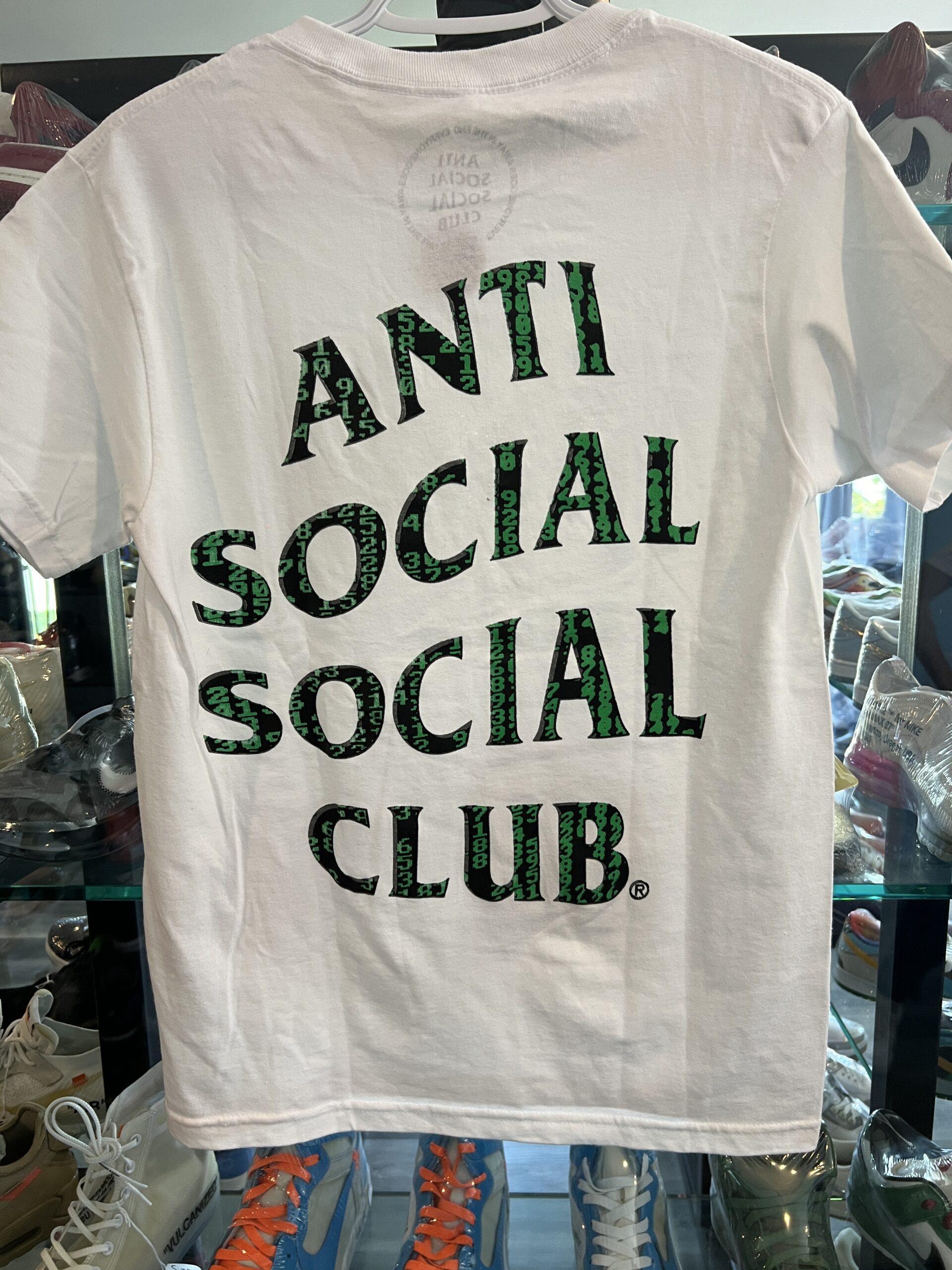 Anti Social Social Club Glitch Tee White Size S