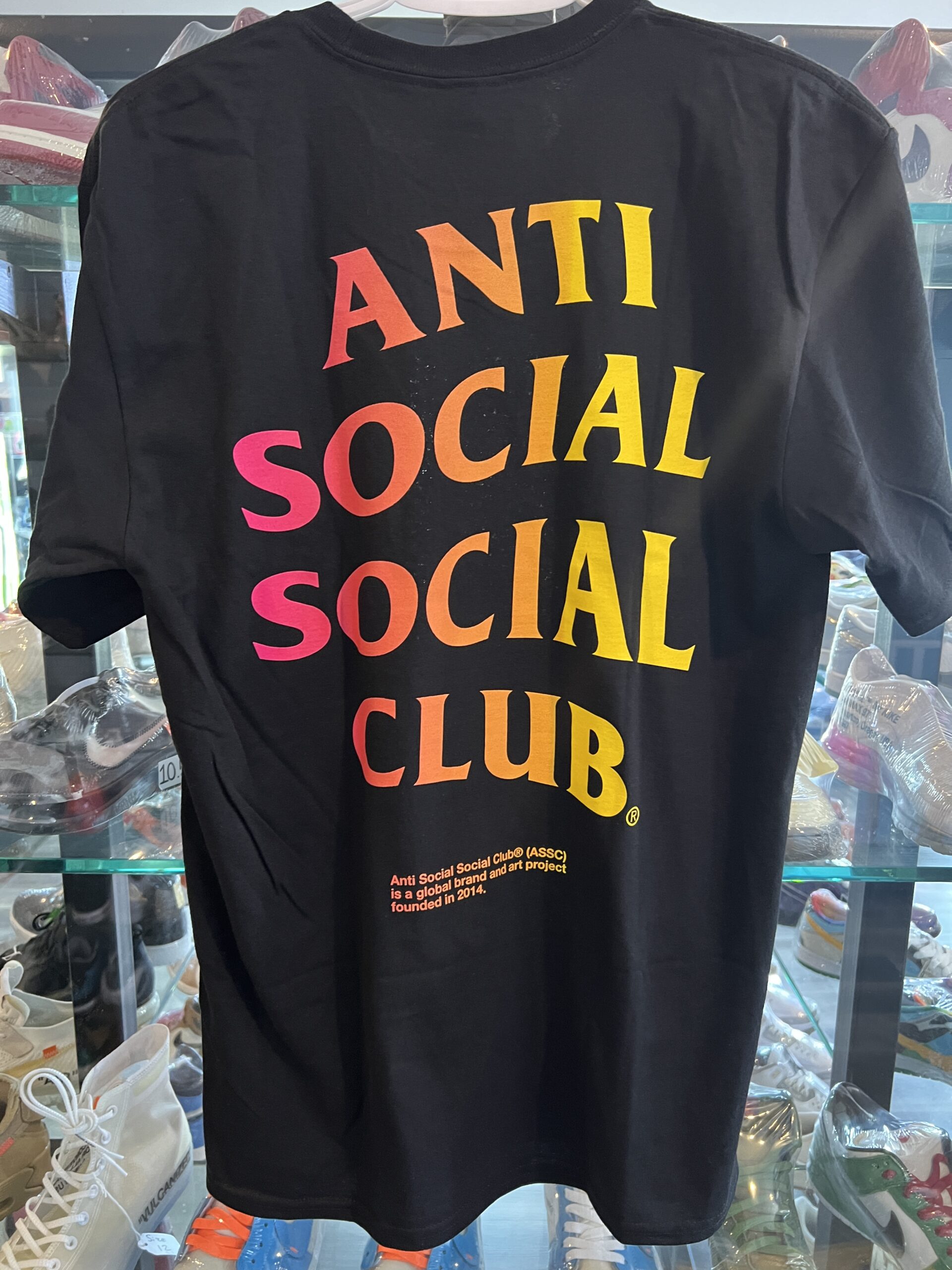 Anti Social Social Club Indoglo Tee Black Size M