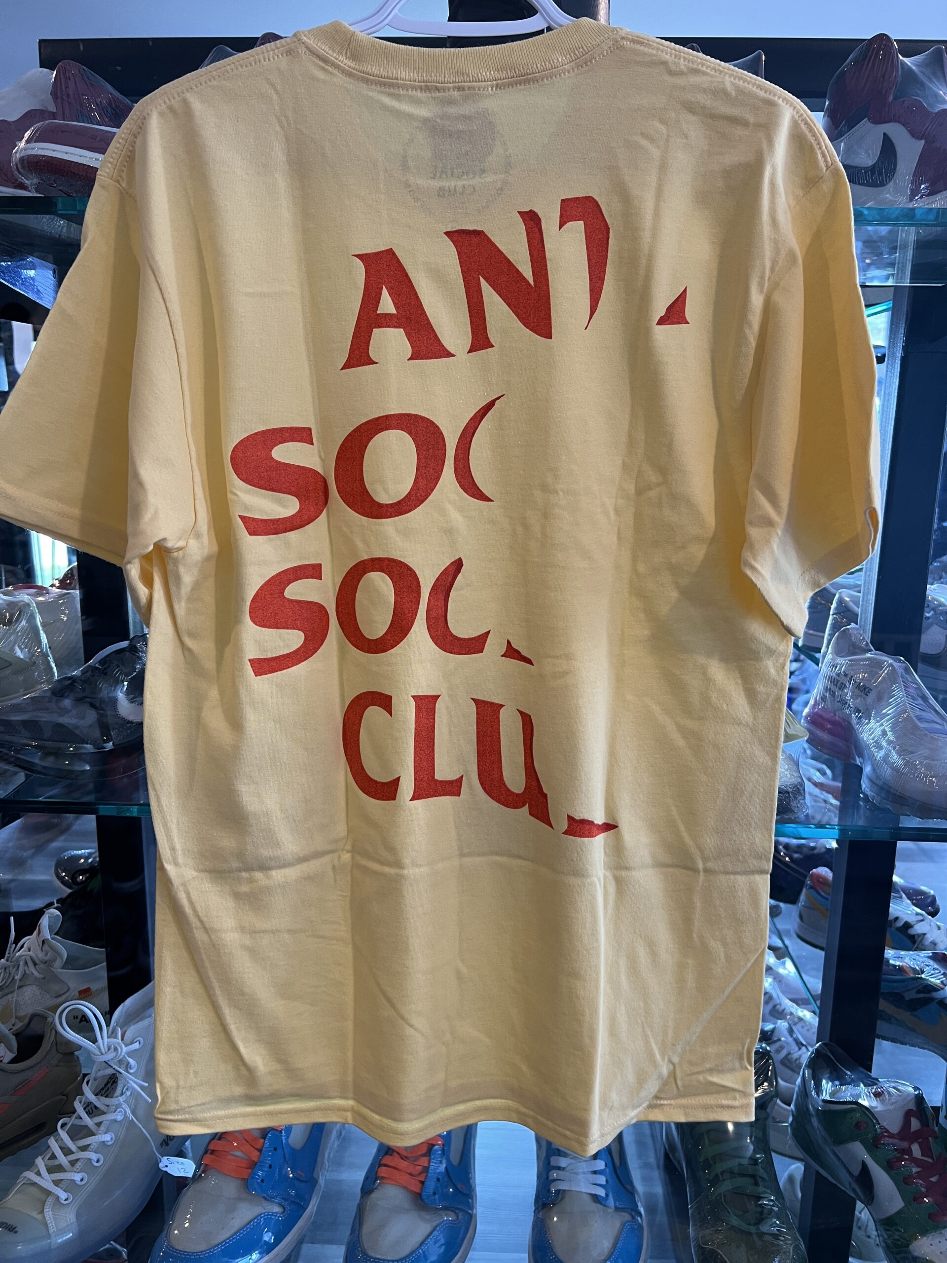 Anti Social Social Club A Piece Of Me Tee Yellow Size M