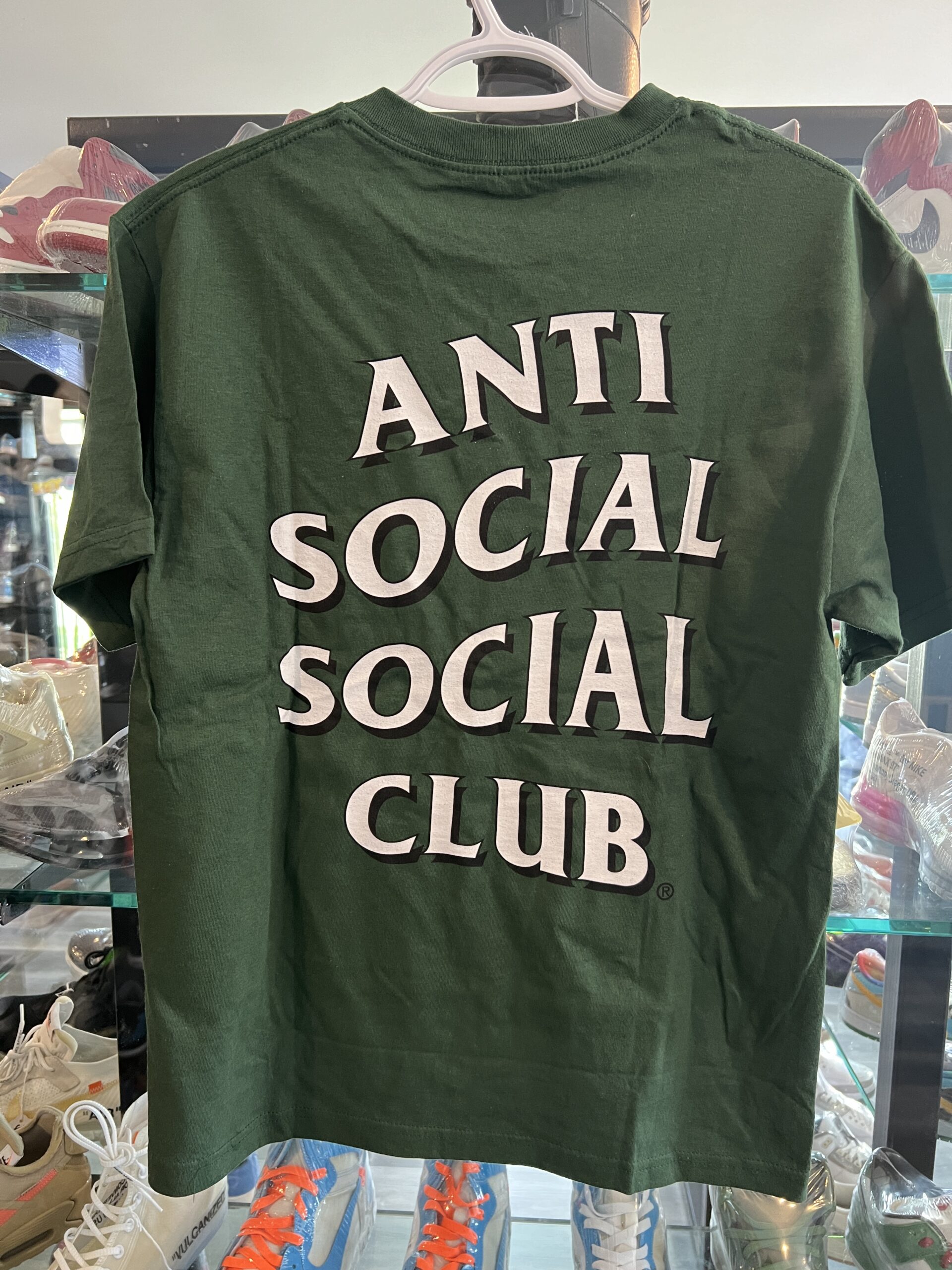 Anti Social Social Club Hot Nights Tee Forest Green Size M