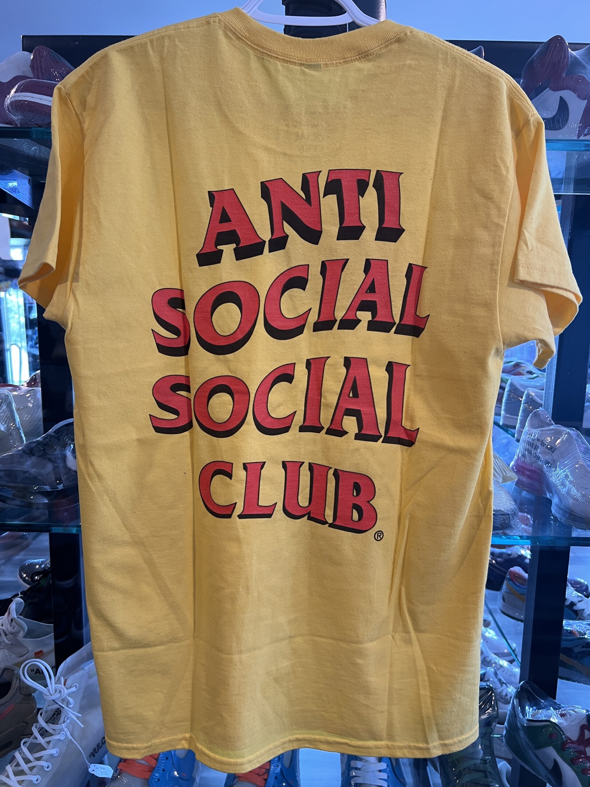 Anti Social Social Club Clamps Daisy Tee Yellow Size M