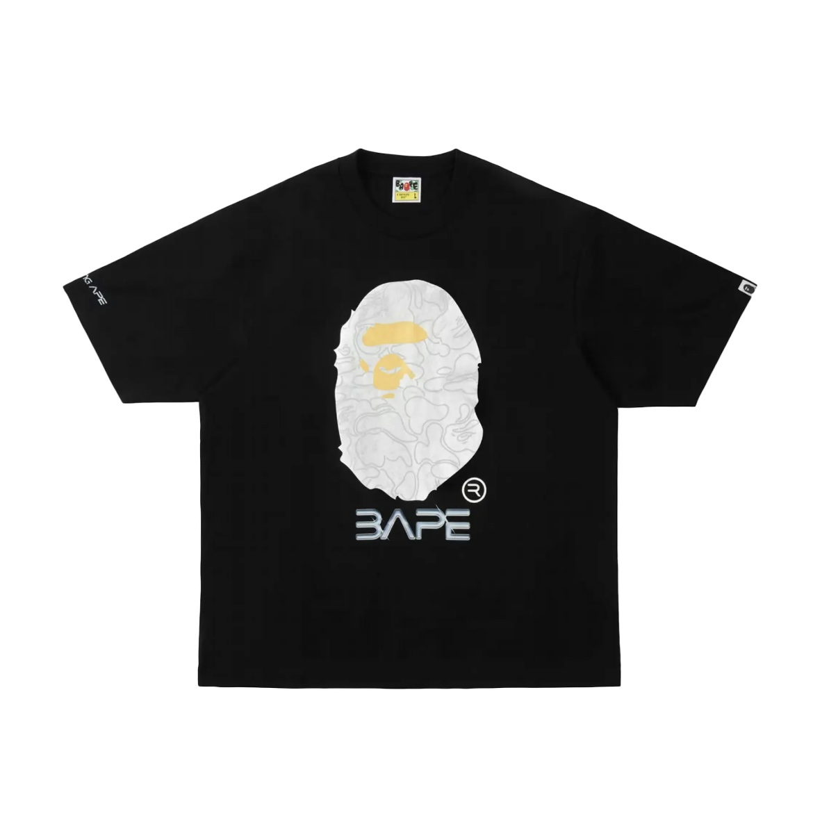 BAPE x Hajime Sorayama Ape Head Tee Black Size M