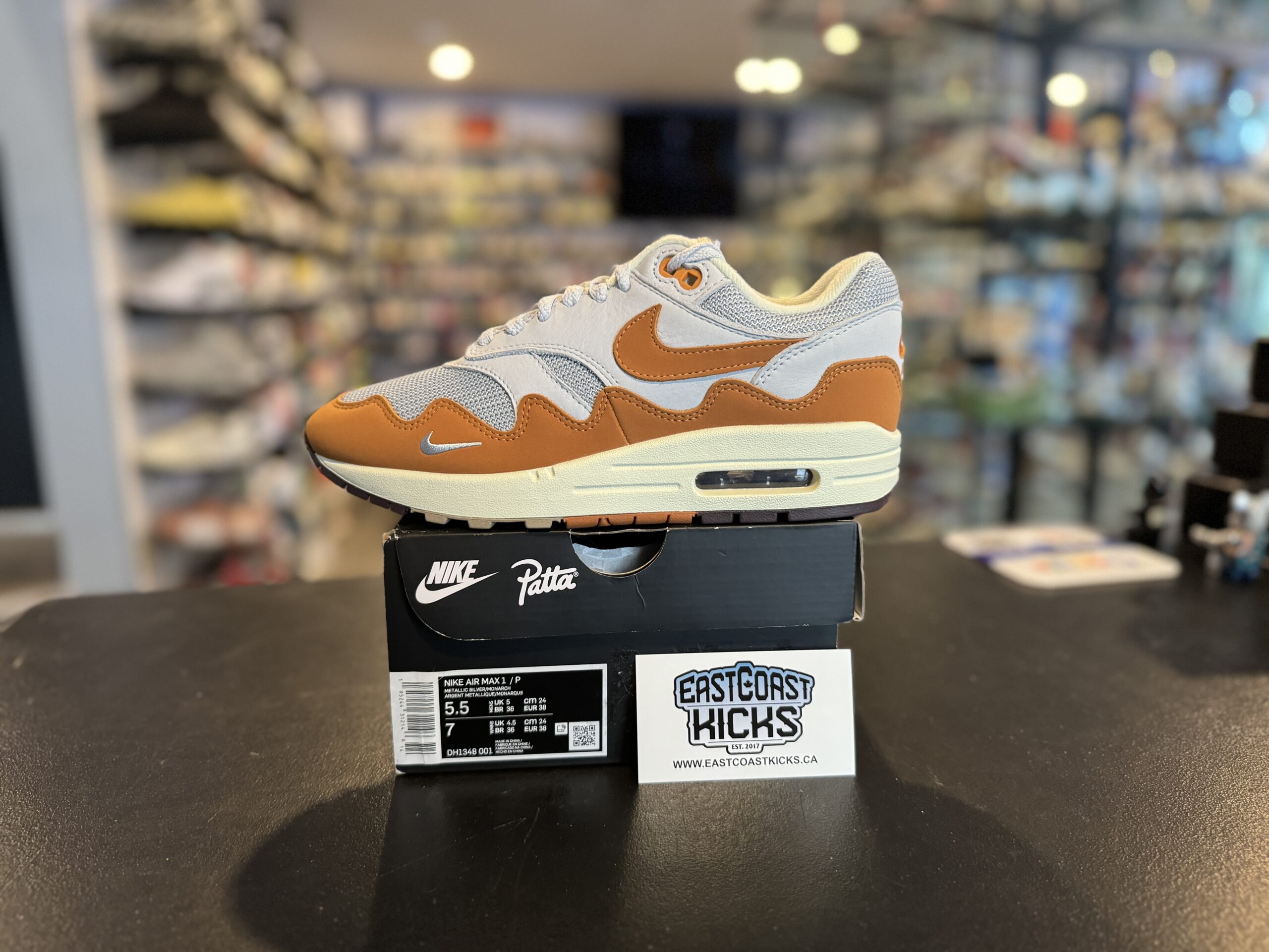 Nike Air Max 1 Patta Waves Monarch (Without Bracelet) Size 5.5