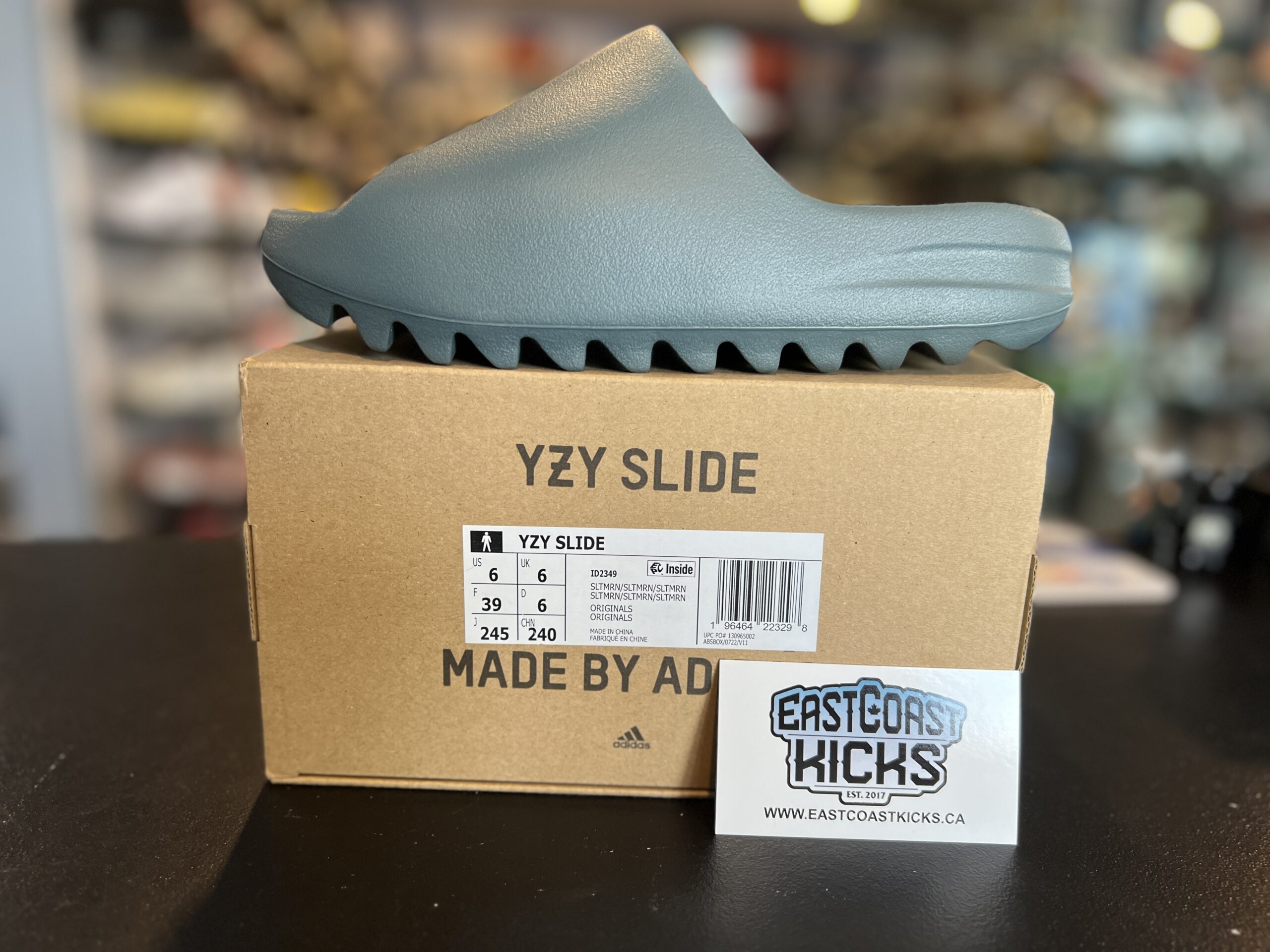 Adidas Yeezy Slide Slate Marine Size 6