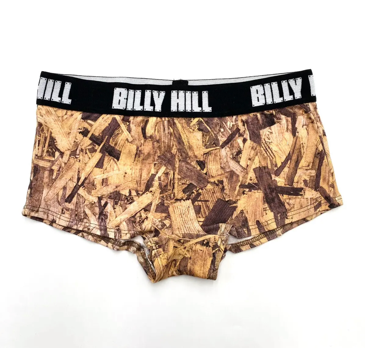 Billie Hill Wood Camo Boy Shorts Size M