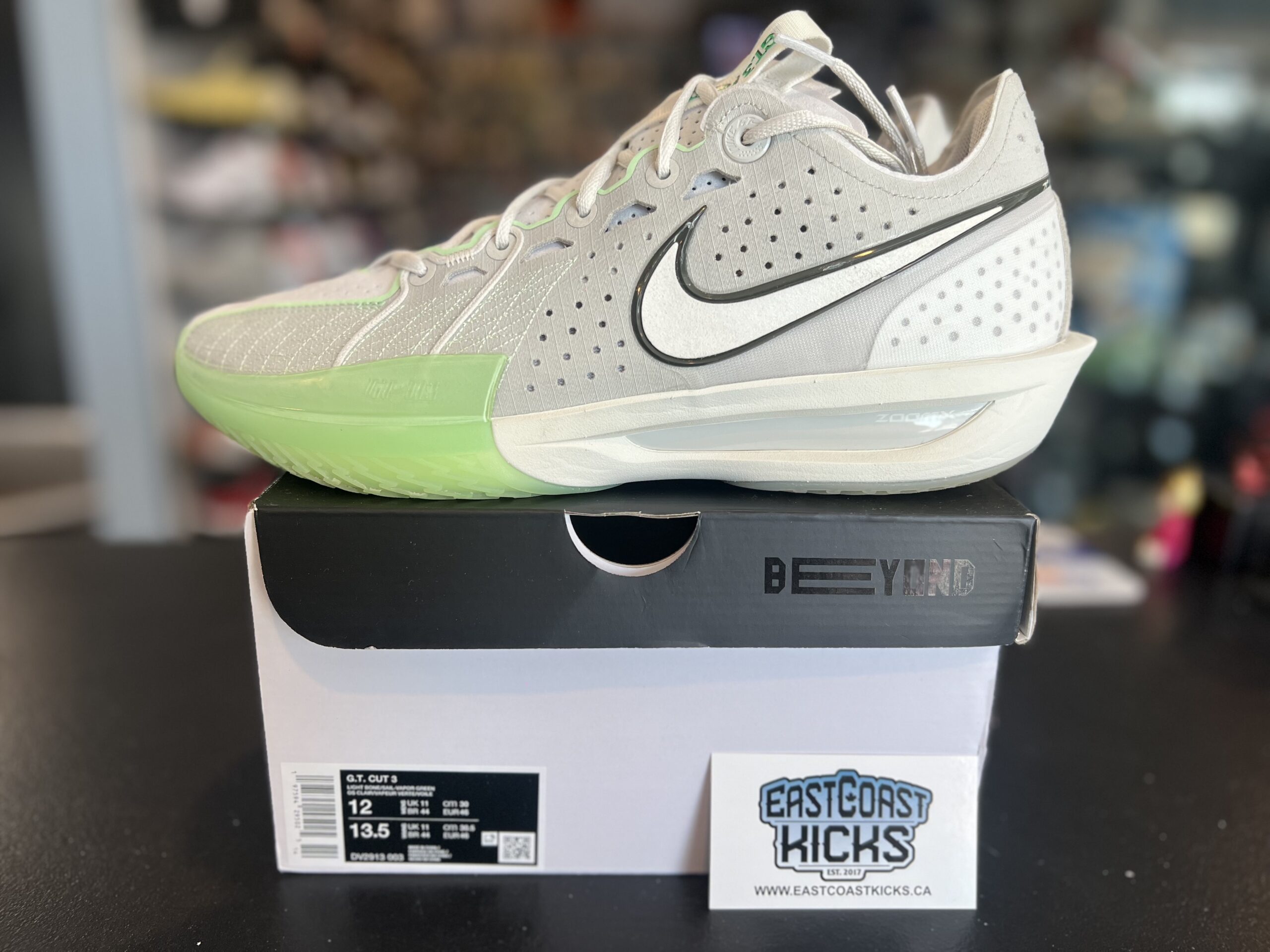 Preowned Nike Air Zoom GT Cut 3 Vapor Green Size 12