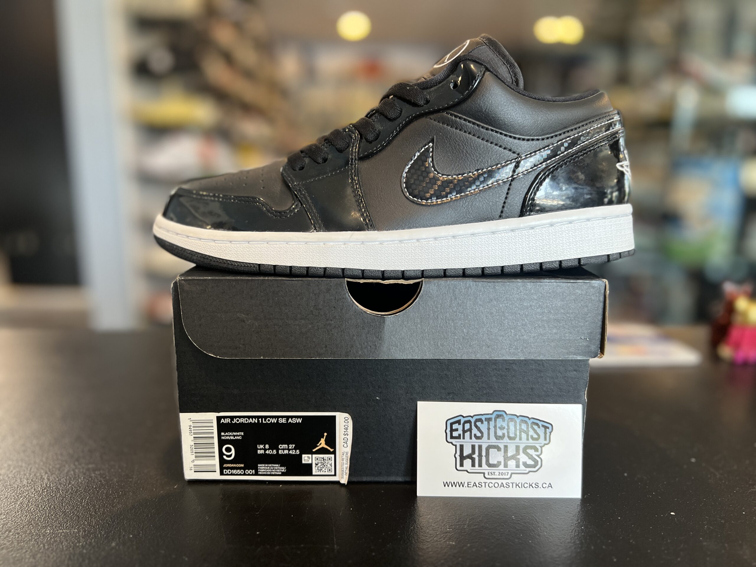 Preowned Jordan 1 Low SE All-Star Size 9