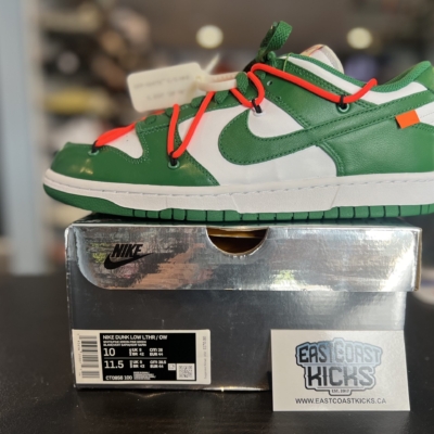 Nike Dunk Low Off-White Pine Green Size 10